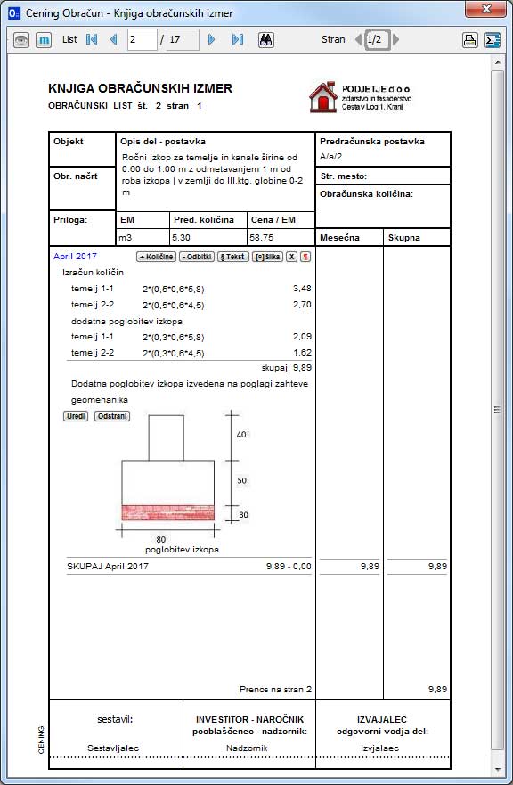 Gradbena Knjiga Cening